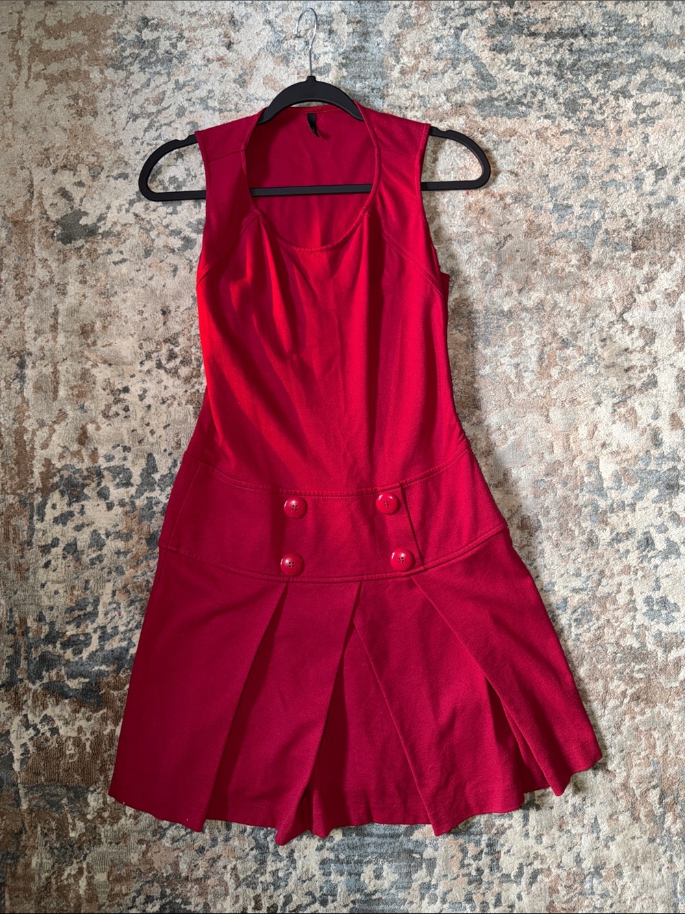 United Colors Of Benetton Red Mini Dress with Black Tag